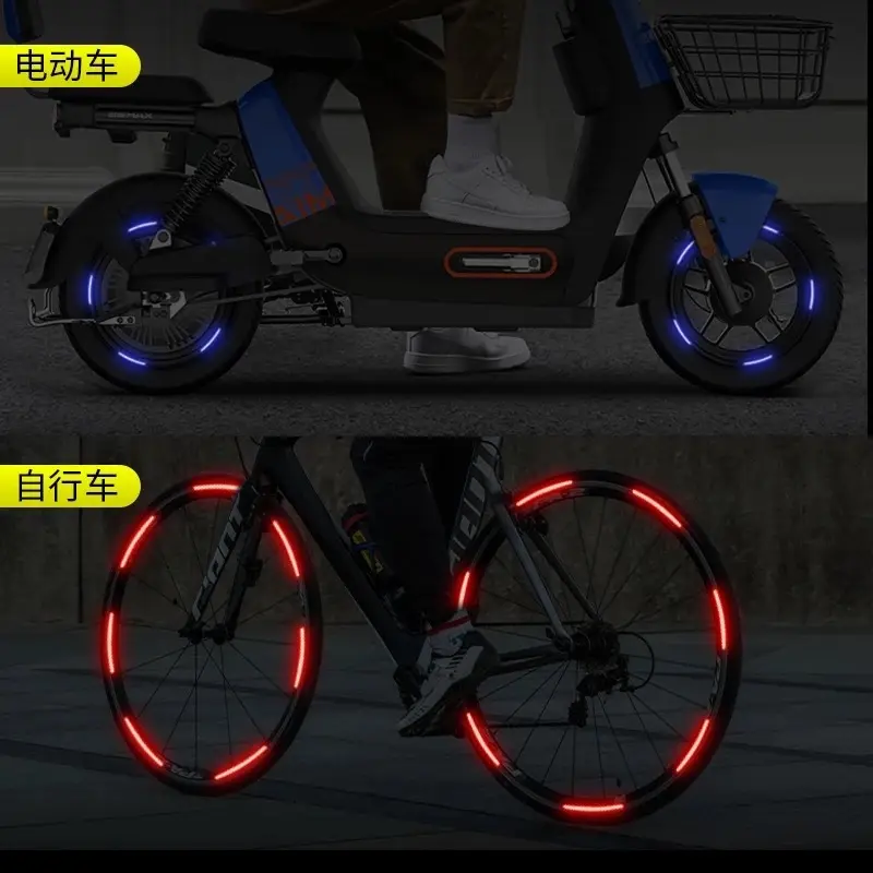 Stiker Timbul Reflektor Nyala Pelek Velg Mobil Isi 20pc 1