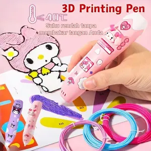 【COD 】3D Printing Pen 3D Printer Arts Pen Wireless 3D Pen Edition Mainan Anak Wireless 3D Pen  Edition Pulpen 3 Dimensi Mainan Anak DIY