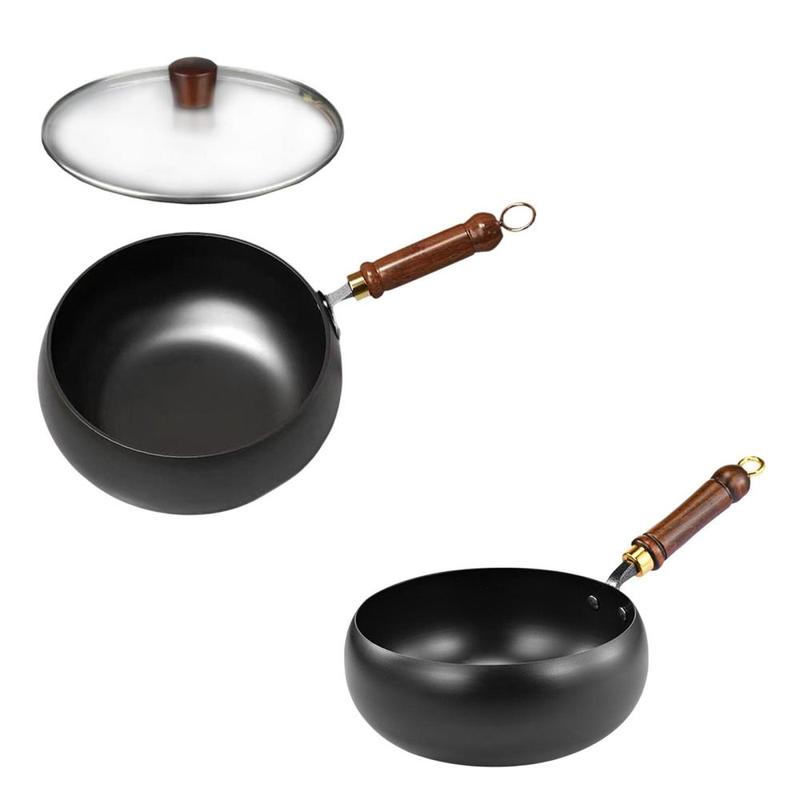 11'' Iron Wok Cookware Boiling Gas Frying Pan for Kitchen Hotel Restaurant 1
