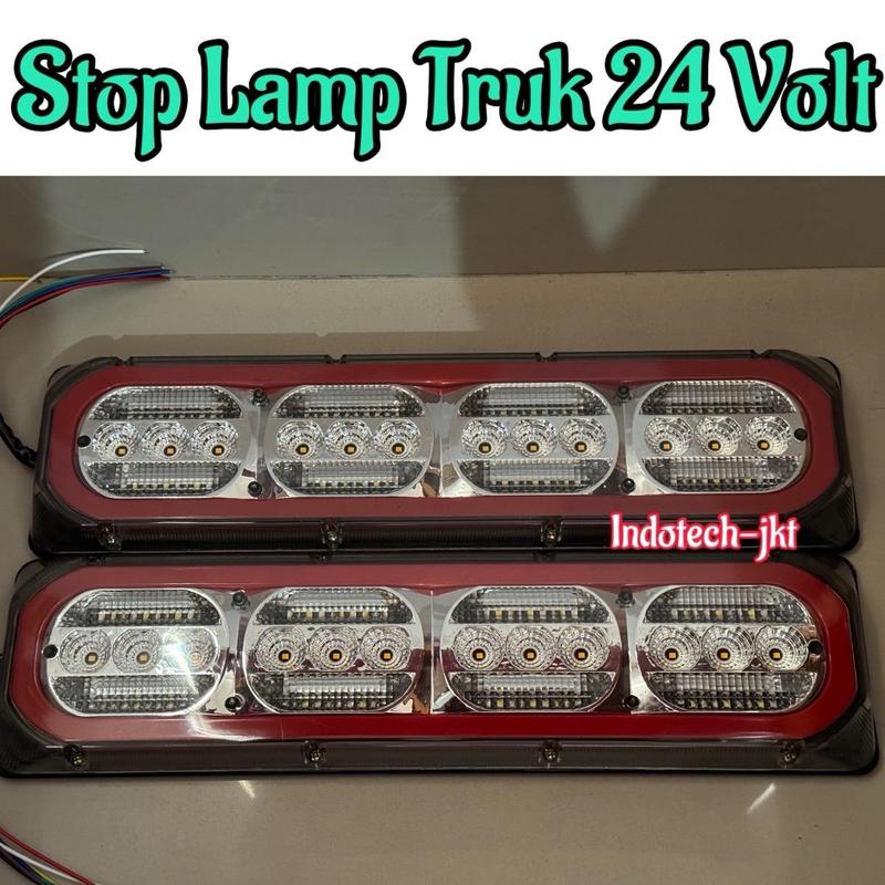 Stop Lamp Lampu Truk 24 Volt Model 4 Bulat New 46cm 244 Shop Tokopedia