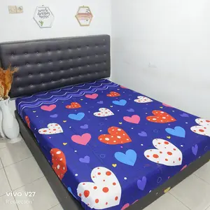 SPREI BATANGAN!!! 180X200 TANPA SARBAN/SARLING Katun Bisa Dicuci