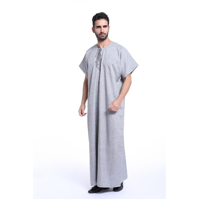Muslim Men's Clothing Middle East Arab Robe Hui Clothing Indian ...