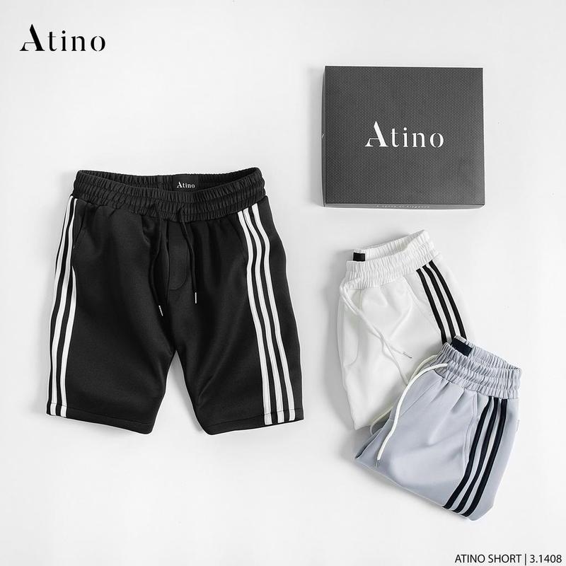  Quần Short Nam Kẻ Sọc Atino L.3.1408 Menswear Kaki Quần Lửng Trắng Bi Tre angel  short 