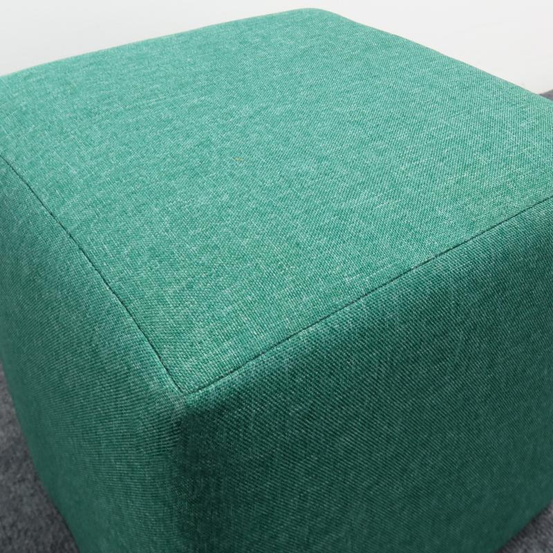 Ghế Đôn Sofa Vuông FOREVER 84, Ghế Bàn Trang Điểm MÀU RÊU 30x30x40CM - Bọc Mút Dày Dặn - ĐỔI TRẢ TRONG VÒNG 3 NGÀY 5