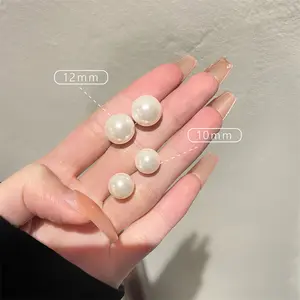 Anting Tusuk Korea Simple Mutiara Pearl Imitasi Elegant Anti Alergi