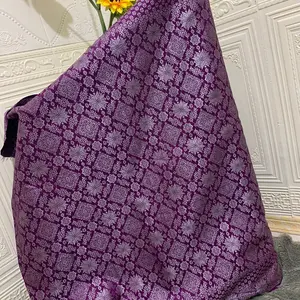 Semi songket palembang ( songket mesin )  Selendang