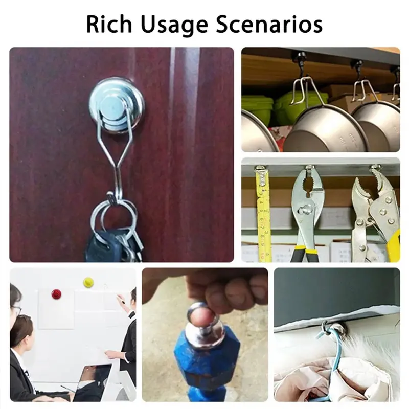 Holder Gantungan Kunci Magnet Super Kuat Bahan Metal Chains Key 5