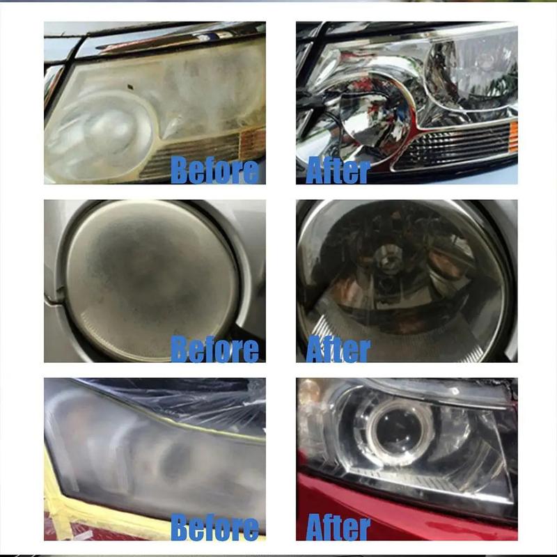 Product Introduction of Car Headlight Repair Paste Scratch Cleaning Increases Car Polishing Headlight Brightness Cleaning Accessories Wax Renovatio H5L6 11