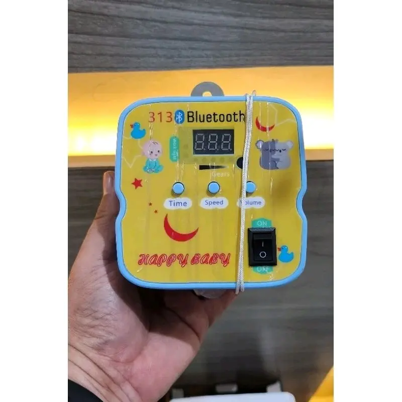 eceran mesin fb baby .super baby  fb putih bluetooth Ayunan  ( belum/ tidak termasuk kabel adaptor ya )