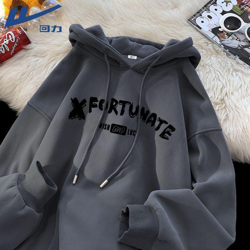 Product Introduction of Áo Hoodie Dáng Rộng Ngoại Cỡ, Phong Cách Cổ Điển, Dành Cho Nam Và Nữ Menswear Dài Tay 8