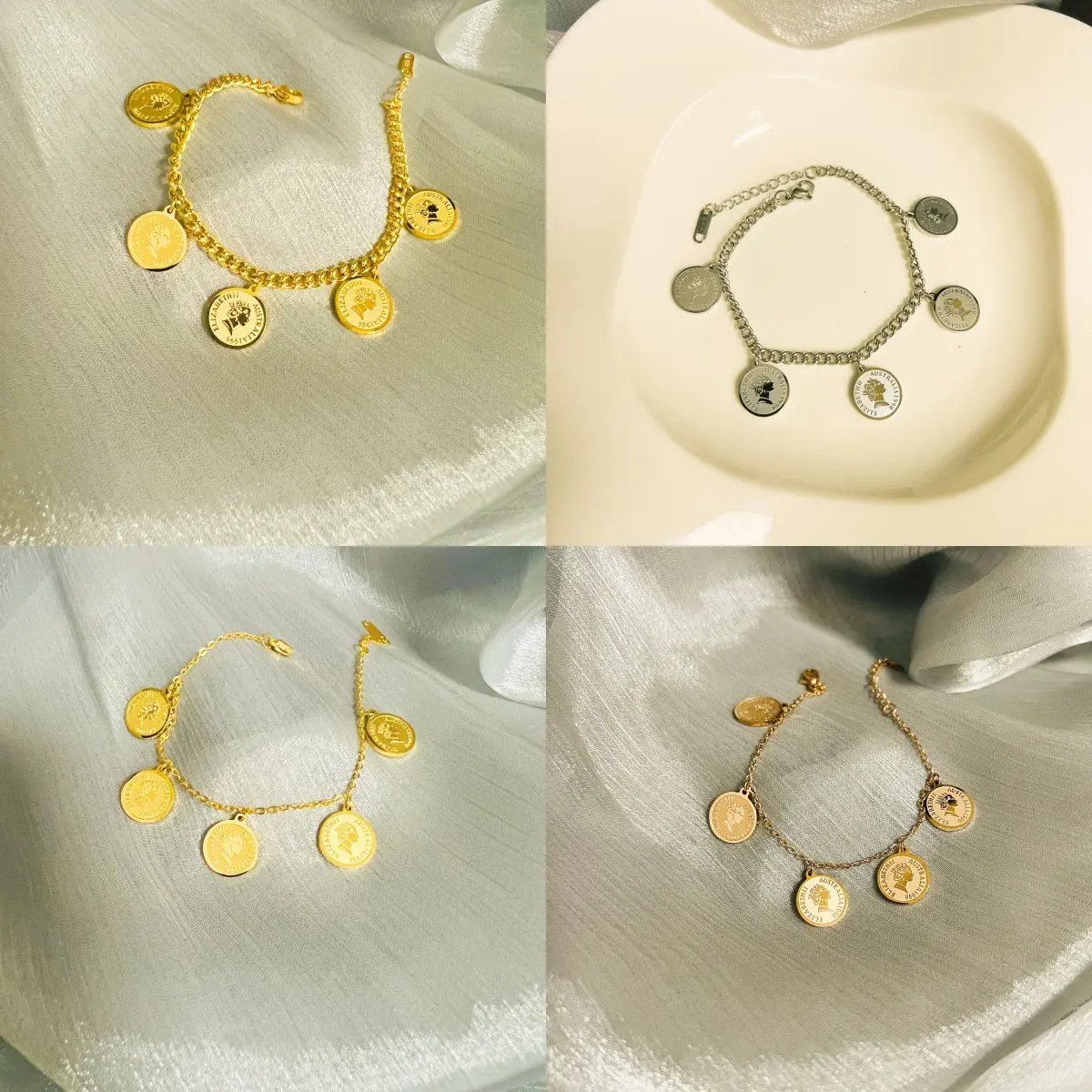 [Non-Fading Gold-Plated]Queen-Inspired Titanium Steel Bracelet| Bold Regal Design for Women| Durable Minimalist Jewelry| Free Shipping