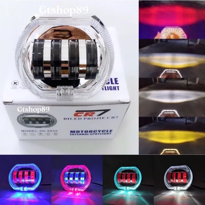 CR7-Lampu tembak Daymaker Biled CR7 Projie Biled 4 lensa 8D Jauh Dekat Wa Waterproof 1