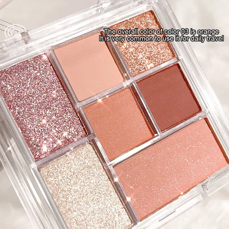 Lacenina-Bảng Phấn Mắt Lấp Lánh Mờ 7 Màu, Màu Đất, Ngọc Trai, Sáng Bóng, Mềm Mịn, Ánh Sáng Lung Linh Nằm, Tằm, Làm Sáng, Bút Đánh Dấu, Đường Viền Khuôn Mặt, Phấn Má Hồng, Trang Điểm, Đôi Mắt Quyến Rũ 6