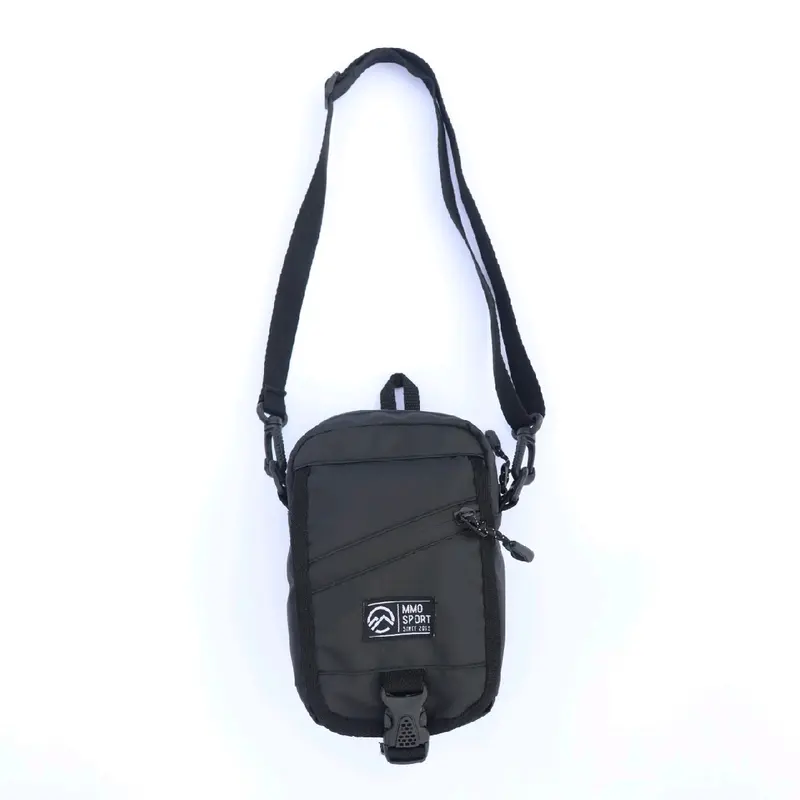 Tas Selempang Pria Mmosport JackSparka Waterproof Slingbag Waistbag Hitam 3