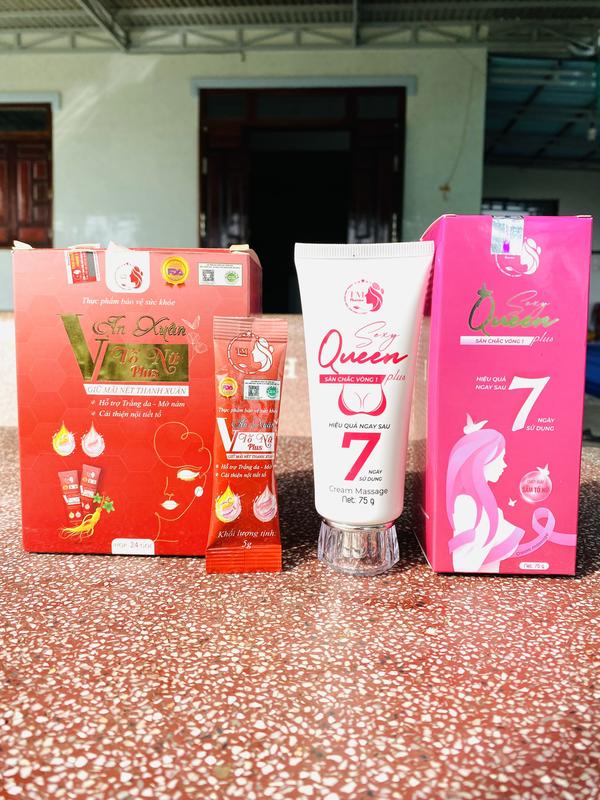 [1 Combo] Trà + Kem siêu nâng V1-3 Nữ Dưỡng Da Body Làm Đẹp Da Women Dưỡng Body 5