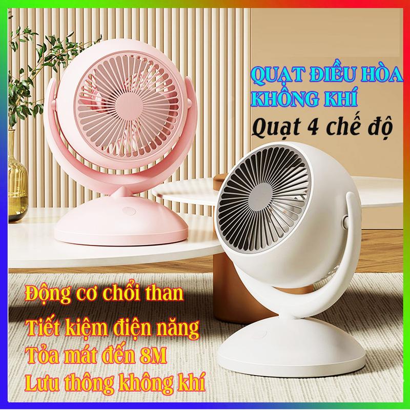 Quạt tích điện loại lớn cao cấp, Quạt tuần hoàn không khí K19, Quạt lưu thông không khí - Sạc tích điện - Góc gió rộng - Độ ồn nhẹ - Tiết kiệm điện năng QuạT Fan
