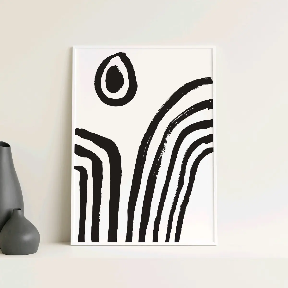 Hiasan Dinding Aesthetic Abstrak Dekorasi Wall Decor 30x40 cm dengan Gambar Awet dan Tahan Air - Poster