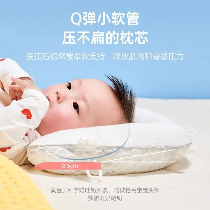 Gối Định Hình Cho Em Bé, Năm 2025, Thích Hợp Cho Trẻ Sơ Sinh 0-6 Tháng Tuổi, Giảm Giận Dữ, Chỉnh Sửa Loại Đầu, Chống Nghiêng, Thoáng Khí, Phù Hợp Với Mọi Mùa 5