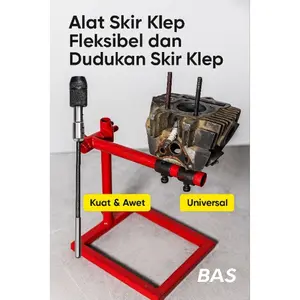 Alat Skir Klep Fleksibel & Dudukan Presisi Universal Kuat Awet untuk Motor Mobil Servis Klep Harian Balap Modifikasi