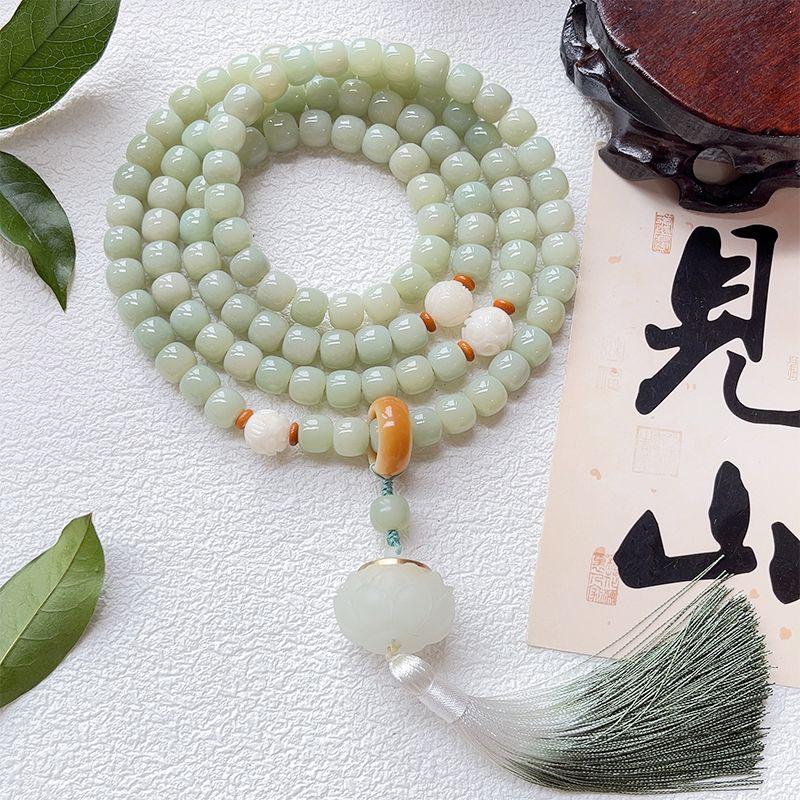 Vòng Tay Bồ Đề, Qingyun Moyu 108, 108 Người Sưu Tập, Chuỗi Mân Côi Cầm Tay Vòng Cổ Cổ Yếm Hanfu, Đồ Trang Trí Phong Cách Quốc Gia, Thích Hợp Cho Nam Và Nữ 3