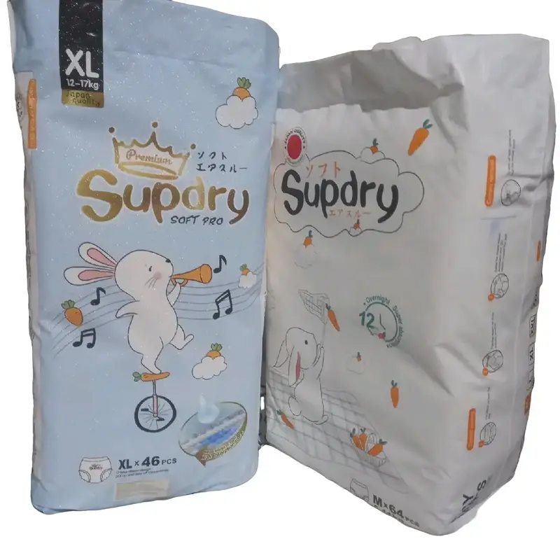 bỉm supdry xanh+trắng nội địa trung Cho Bé Voi 0