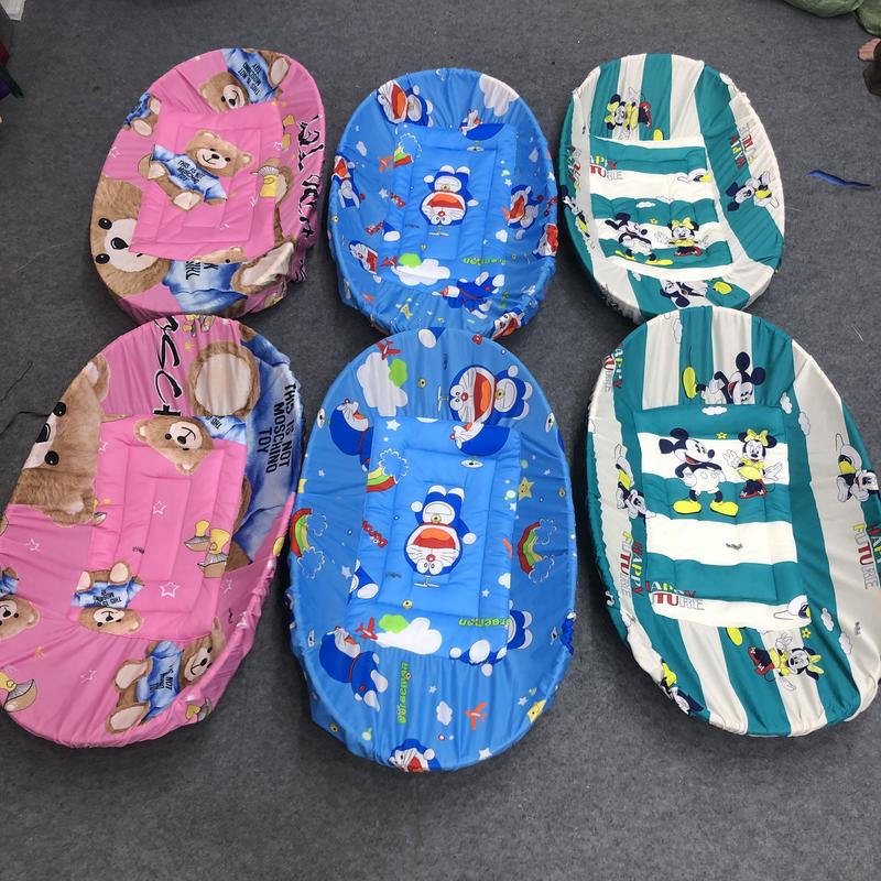 Combo nôi tre đặt võng+ lót nôi hỗ trợ chống cong lưng cho em bé khi nằm võng