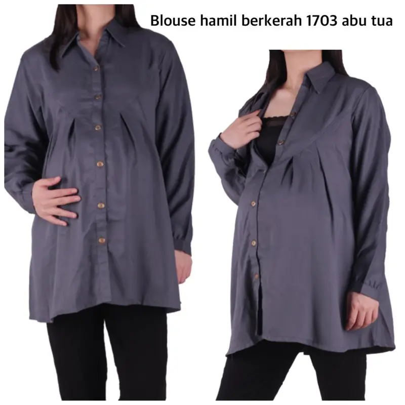 Blouse Hamil Atasan & Menyusui Kerja 1703 3