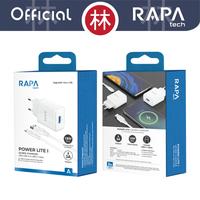Gambar RAPAtech CH4101 - POWER LITE I - QC18W 3A Charger with A to C Cable dari Liem Group Kota Administrasi Jakarta Barat 4 Tokopedia