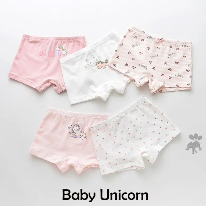 R✓Bs Celana Dalam Anak Box Katun Import Boxer / Kid Underwear Girl Karakter H㊚F5
