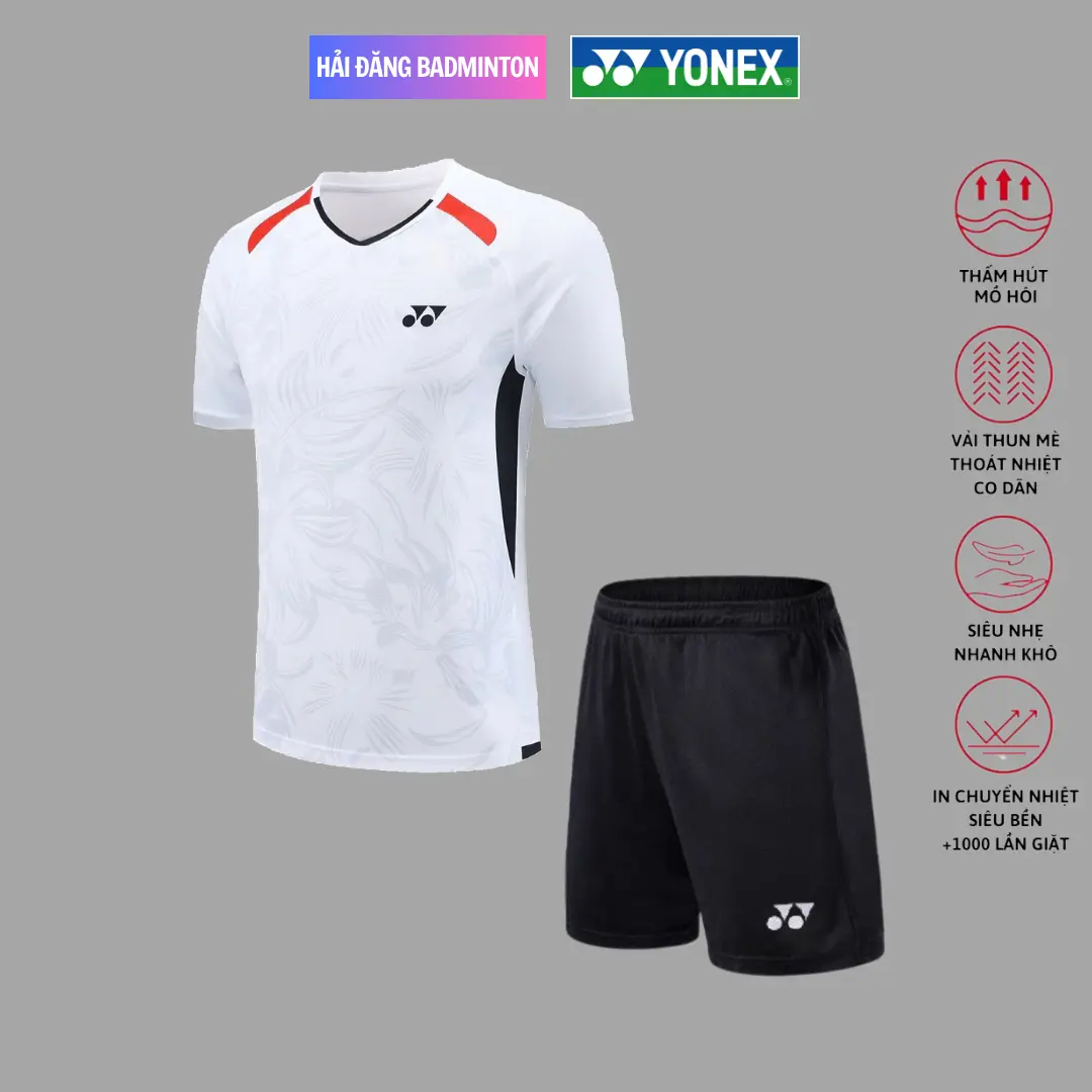 Áo Cầu Lông, Bóng Bàn, Bóng Chuyền,... 2025 thoáng khí, co giãn Unisex Sport Chạy Bộ Nam Top A706