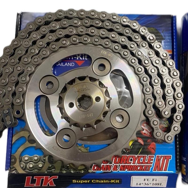 Nhông sên đĩa xe FUTURE Fi / FUTURE 125 / WAVE RS / WAVE S / WAVE RSX / FUTURE NEO / FUTURE X / WAVE BLADE thương hiệu LTK hàng nhập khẩu từ Thái Lan Phụ Tùng nhôngsênđĩa 16