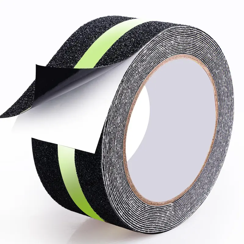 Luminous Self Adhesive Safety Anti Slip Tape, Reflective Tape with High Traction Gravel, Universal Tape for Indoor & Outdoor Stairs, Home Accessories 4