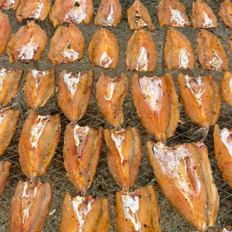 ( Loại Lớn ) Khô Cá Mối tẩm tiêu ớt bao ngon mặn ngọt , chiên hoặc nướng rất ngon có hút chân không hàng cá nhỏ loại 1 Food Snack Ăn Vặt Chua Thức Ăn 5