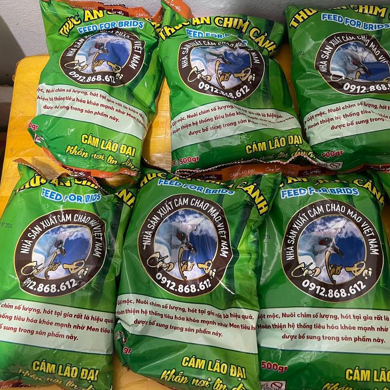 Cám bao xanh 6 tặng 1 cám lão đại dành cho chim nuôi dưỡng