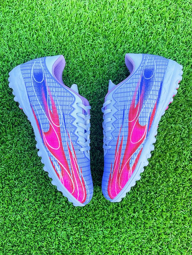 Product Introduction of Men's Colorblock Lace Up Soccer Shoes, Breathable Comfortable Football Shoes, Professional Football Cleats for Outdoor Training & Competition 3