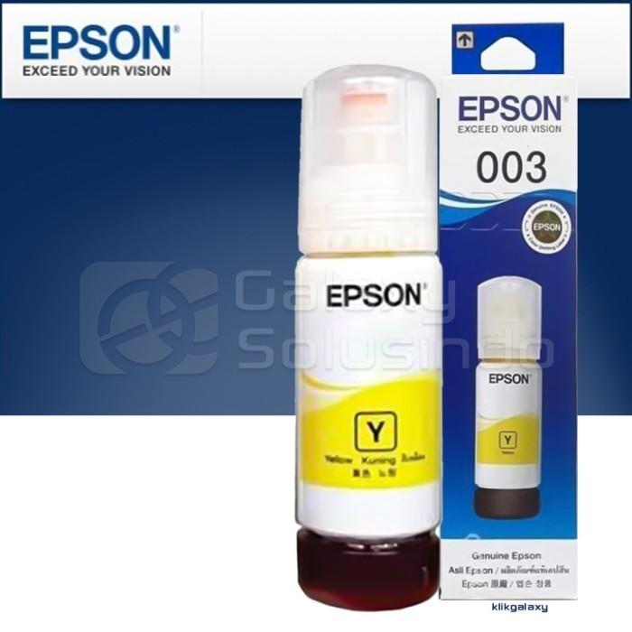 Gambar REFILL EPSON 003 Yellow - Tinta epson kuning dari GASOL MALANG Kota Malang Tokopedia