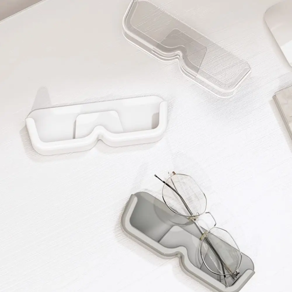 Sunglasses Shelf Punch-free Sun-glasses Display Holder Wall Mounted Wardrobe Decoration Glasses Storage Rack Home Tidying Portable Eyewear Storage Box Desktop Bathroom Bedroom