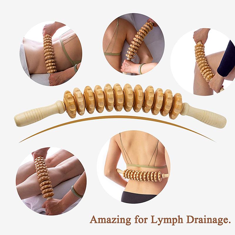 Product Introduction of Dụng Cụ Mát Xa Con Lăn Bằng Gỗ, Giải Phóng Cơ Thủ Công, Giúp Giảm Cellulite Và Điểm Kích Hoạt, Dụng Cụ Tập Cơ Thủ Công 33