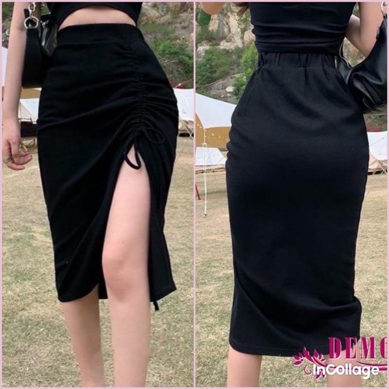Chân váy rút dáng dài Bigsize Nữ 60kg đến 95kg