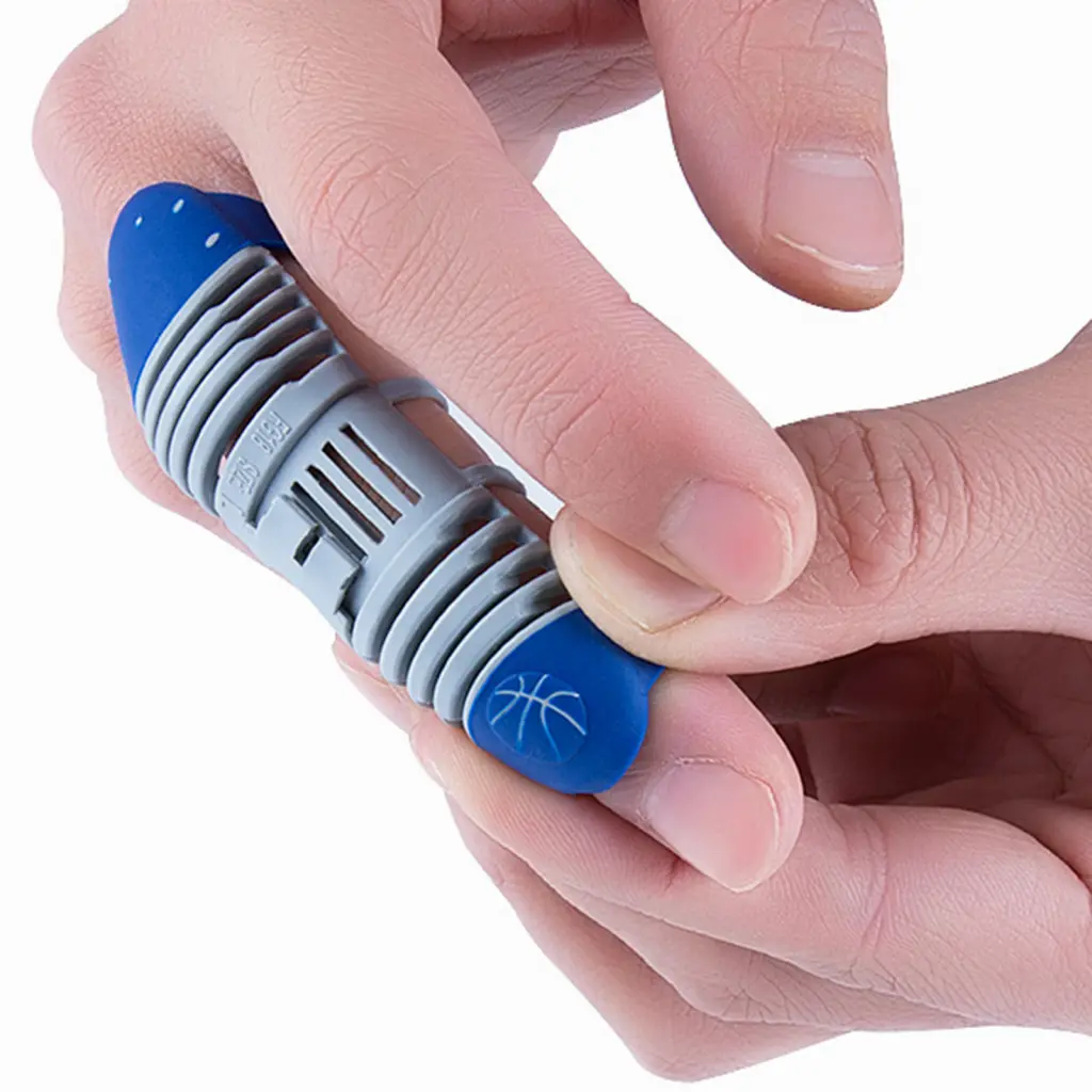 [Untaine] Finger Support Thin Double Silicone Head Wear Resistant Finger Splint Comfortable for Gym