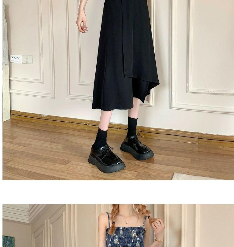 Product Introduction of Chân Váy Màu Đen, Ngoại Cỡ, Chân Váy Chữ A Che Hình Quả Lê Cạp Cao Bất Đối Xứng Dành Cho Phụ Nữ, Cô Gái Đầy Đặn, Che Bụng, Váy Ôm Sát 22