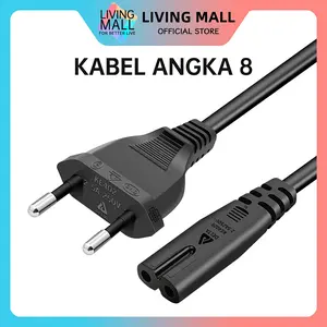 Kabel Power Angka 8 / Kabel Cas / Kabel Listrik / Merk Hakamitsu