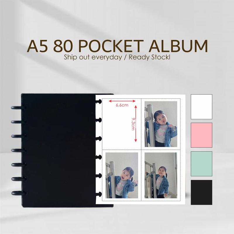 Mouse Button Binder DR Mushroom Button Binder Album 80 Pockets 3inch Photocard Storage ...