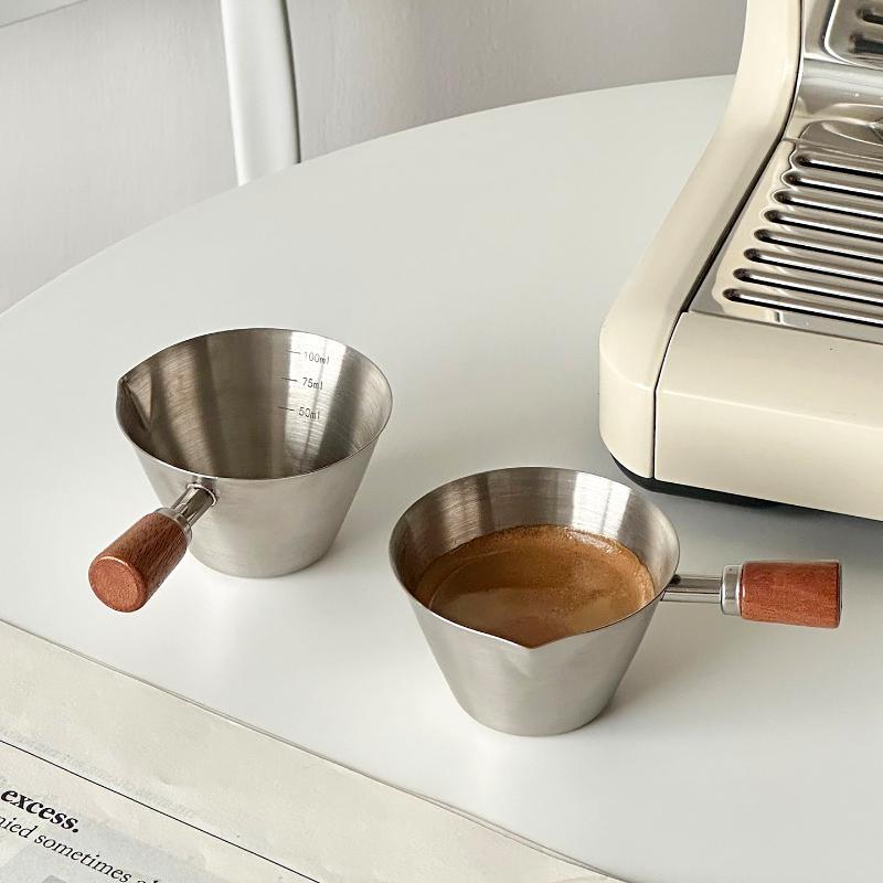 Cốc đo cà phê bằng thép không gỉ, cốc chiết xuất cà phê, cốc espresso, cốc chất…