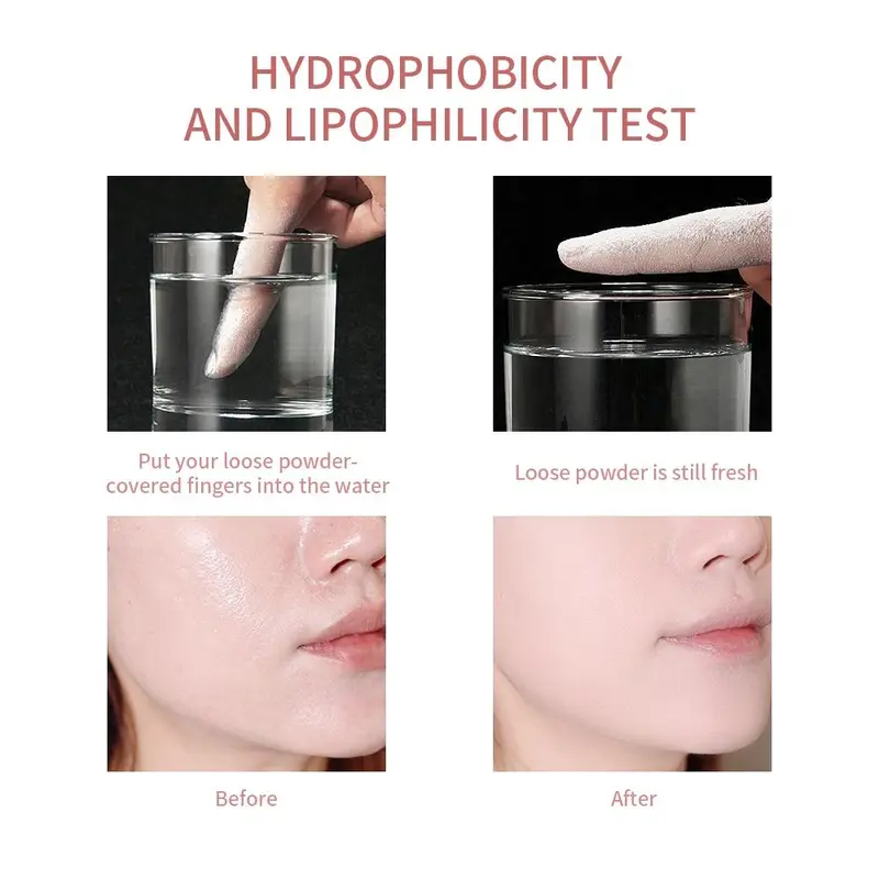 MAGEFY Oil Controller Loose Powder Silky Smooth Setting Powder Natural Bedak Tabur 8028 Cushion Lasting 5