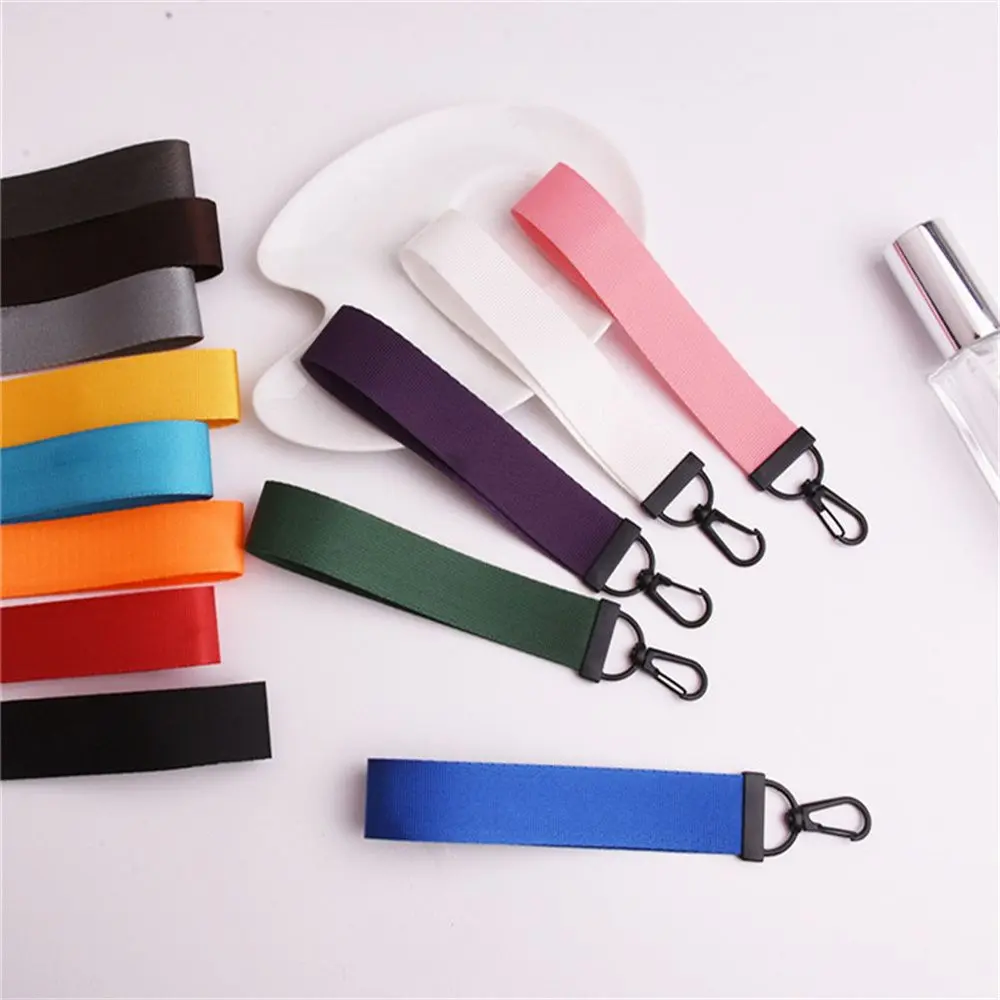 13 colors for Women Bag Keyring Bag Charms Car Keyring Phone Straps Neck Strap Lanyard Keychain Lanyard Ribbon Rope Keychain