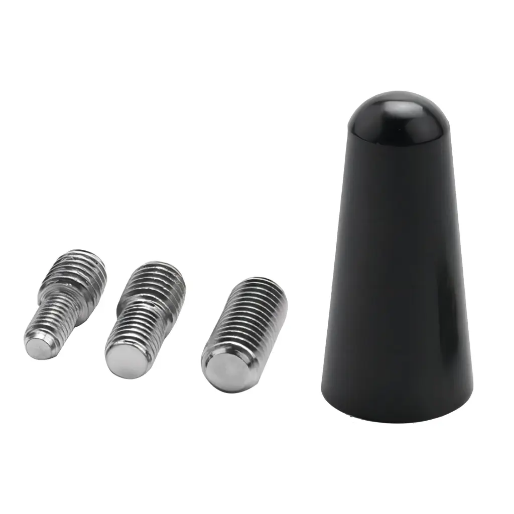 Metal Short Stubby Masts Antenna Car Styling Roof Antenna Enhanced Signal AM and FM Reception Antenna