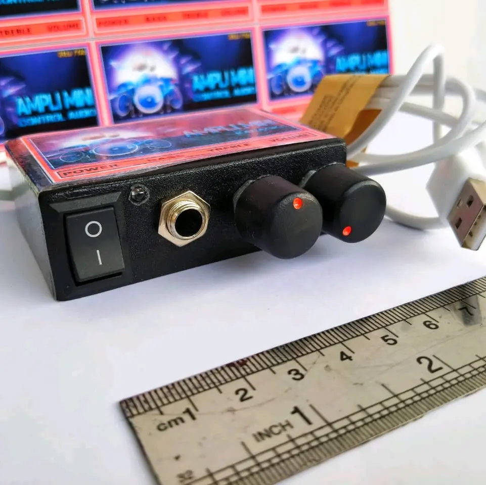 Amplifier Mini Karaoke support gitar listrik / Ampli Karaoke Colokan