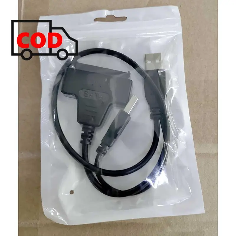 Kabel Adapter SATA to USB 2.0 HDD SSD Akses Data Mudah Cepat | Aksesoris Elektronik Adaptor Penghubung Komputer Bahan Berkualitas 2