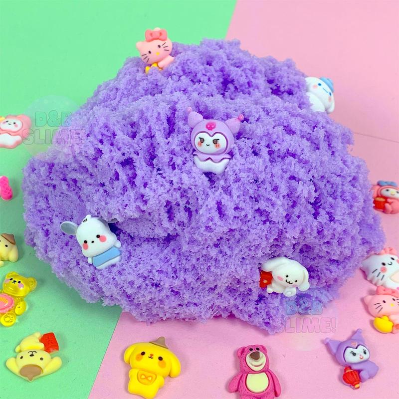 CLOUD SLIME Kèm Charm - Slime Mây Màu Hồng Siêu Mịn và Đẹp,Chất Nhờn Ma Quái 200ml An Toàn Và Giảm Căng Thẳng